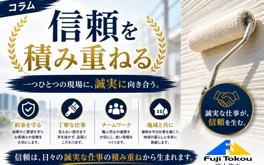 信頼を積み重ねる