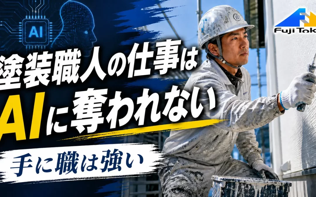 塗装職人の仕事はAIに奪われない
