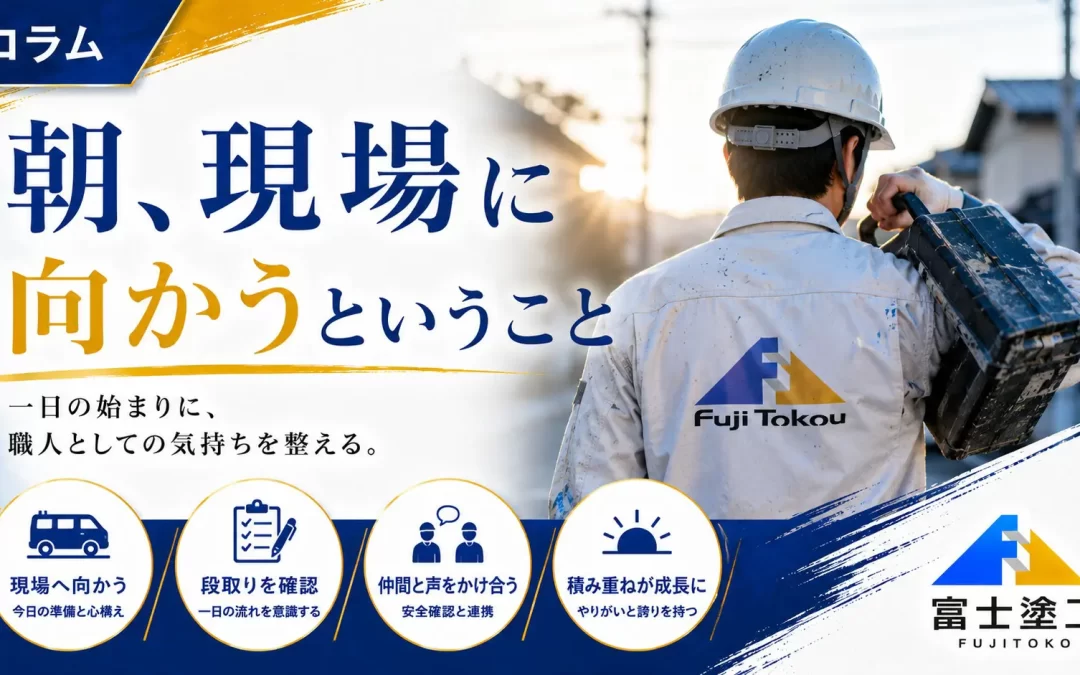 朝、現場に向かうということ