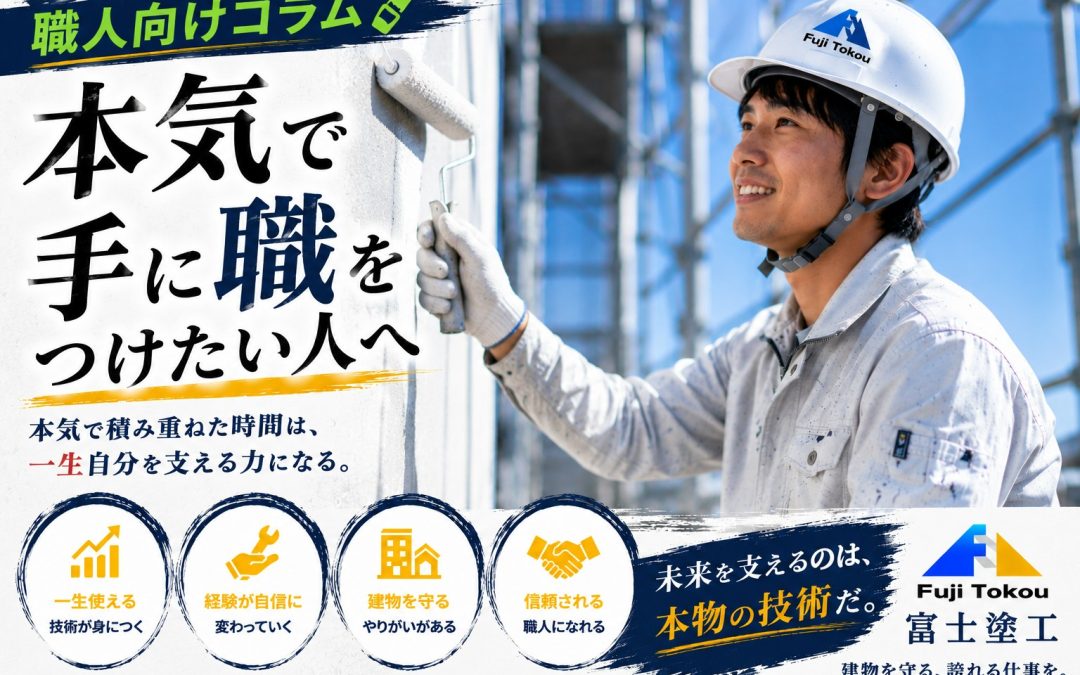 本気で手に職をつけたい人へ