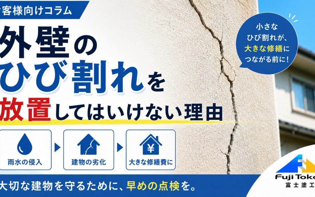 外壁のひび割れを放置してはいけない理由